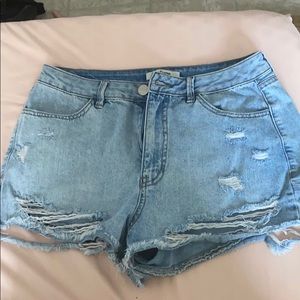 Refuge denim shorts